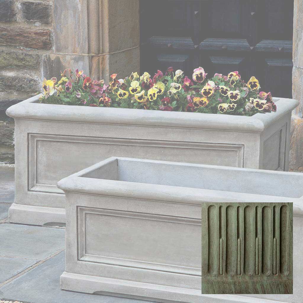 Campania Orleans Window Box Planter, Large - P-656