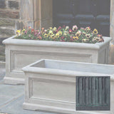 Campania Orleans Window Box Planter, Large - P-656