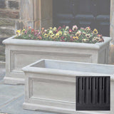 Campania Orleans Window Box Planter, Large - P-656