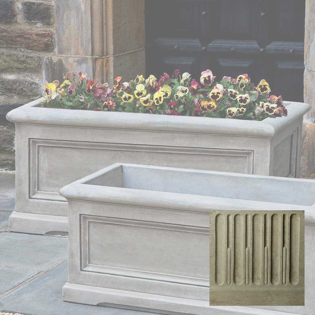 Campania Orleans Window Box Planter, Large - P-656
