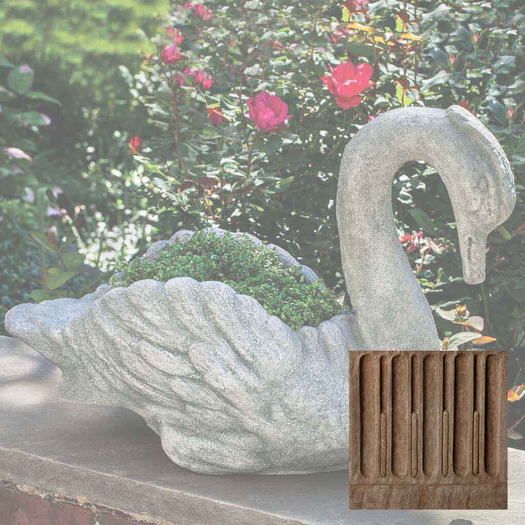 Campania Newport Swan Garden Statue - P-678