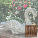 Campania Newport Swan Garden Statue - P-678