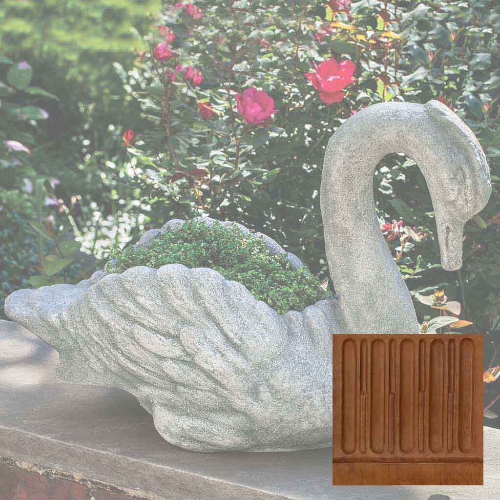 Campania Newport Swan Garden Statue - P-678