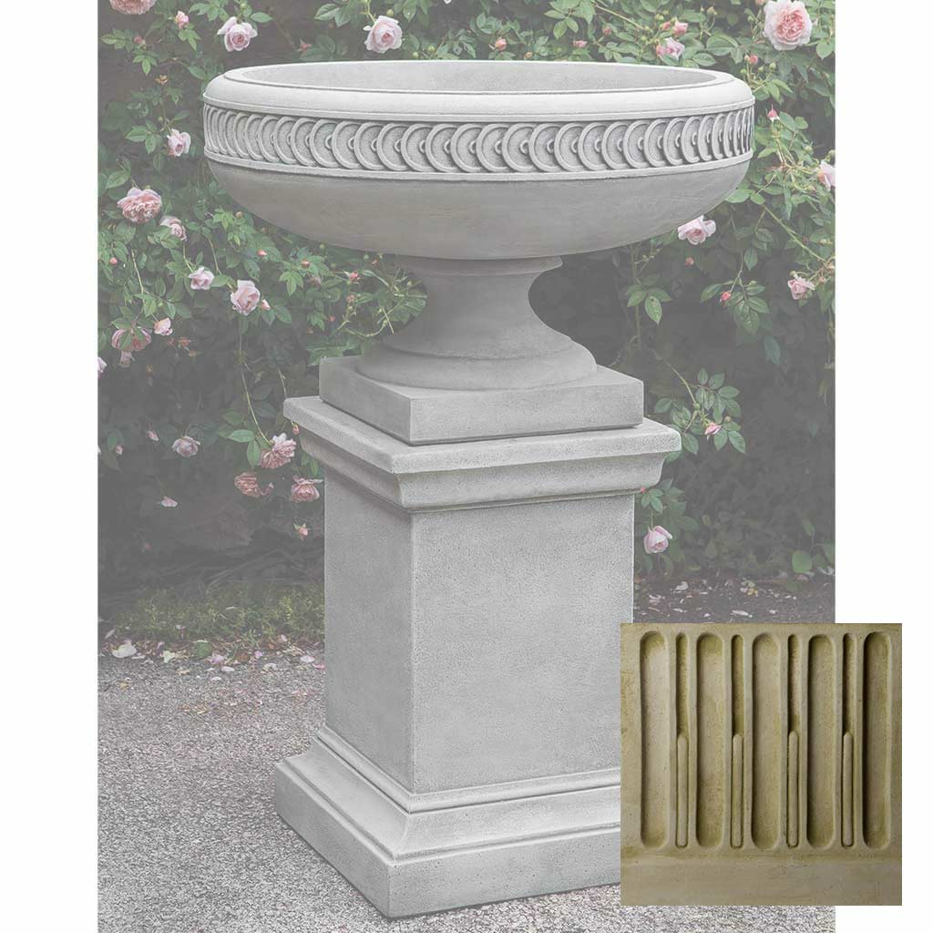 Campania Chatham Urn w/ Greenwich Pedestal - PPD-701