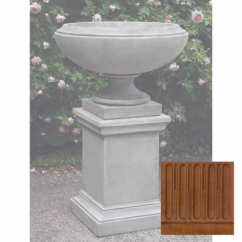 Campania Jensen Urn Large w/ Greenwich Pedestal - PPD-702