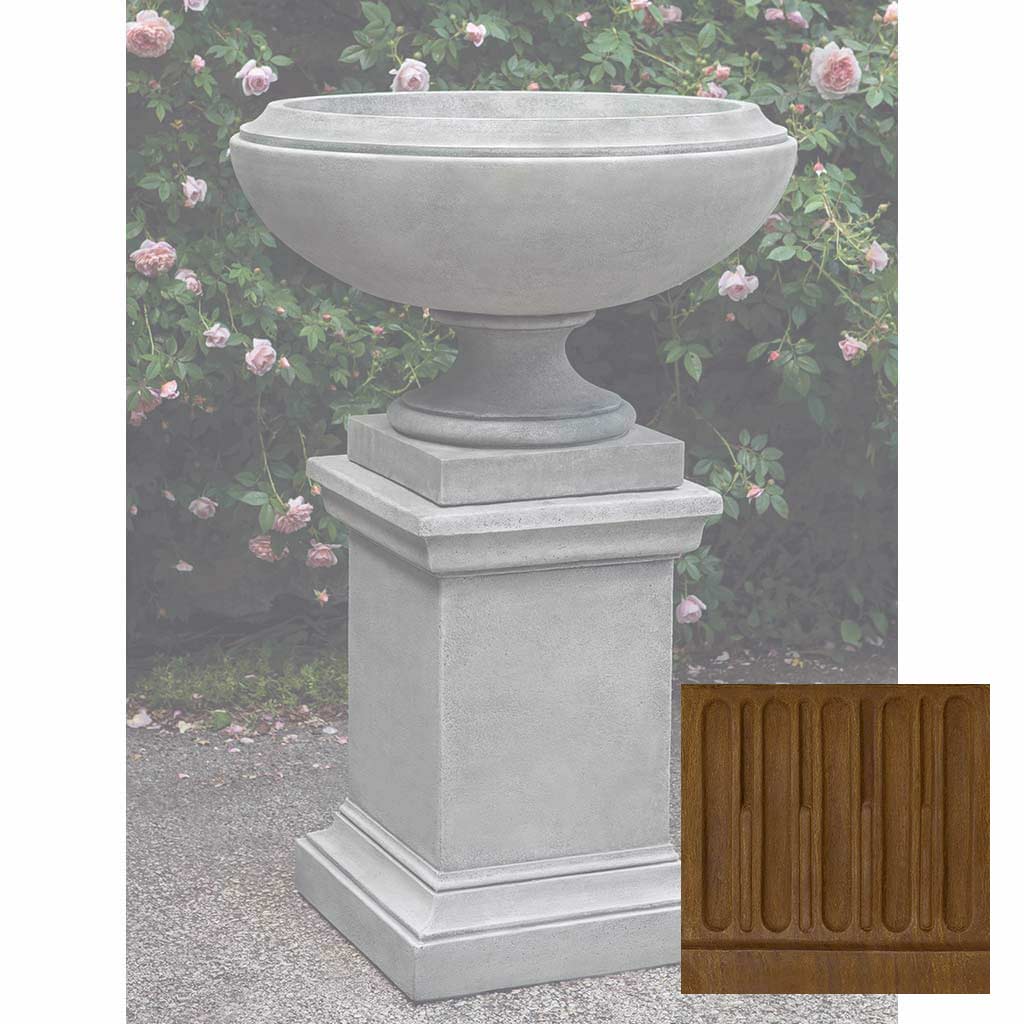 Campania Jensen Urn Large w/ Greenwich Pedestal - PPD-702