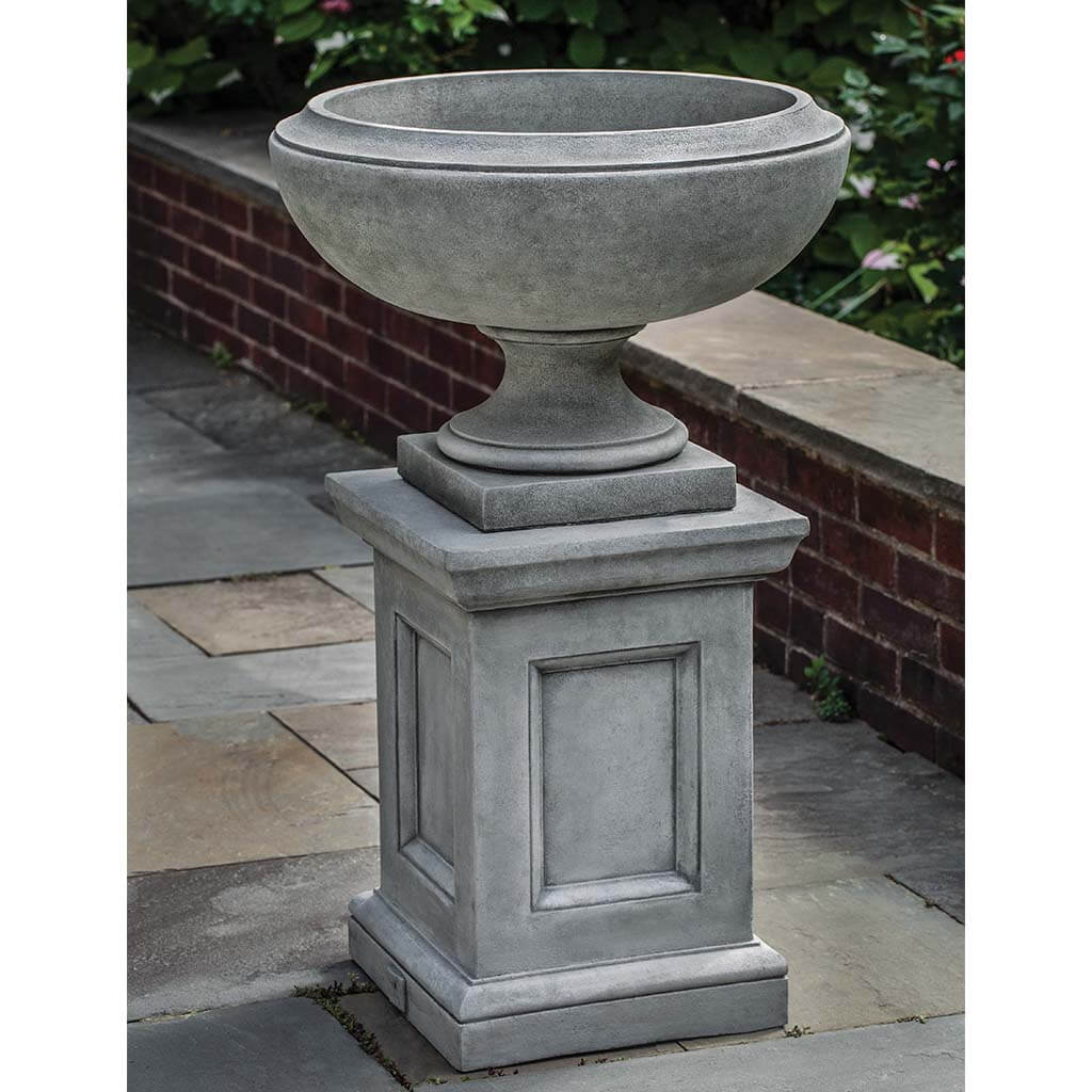 Campania Jensen Urn Small w/ Barnett Pedestal - PPD-703