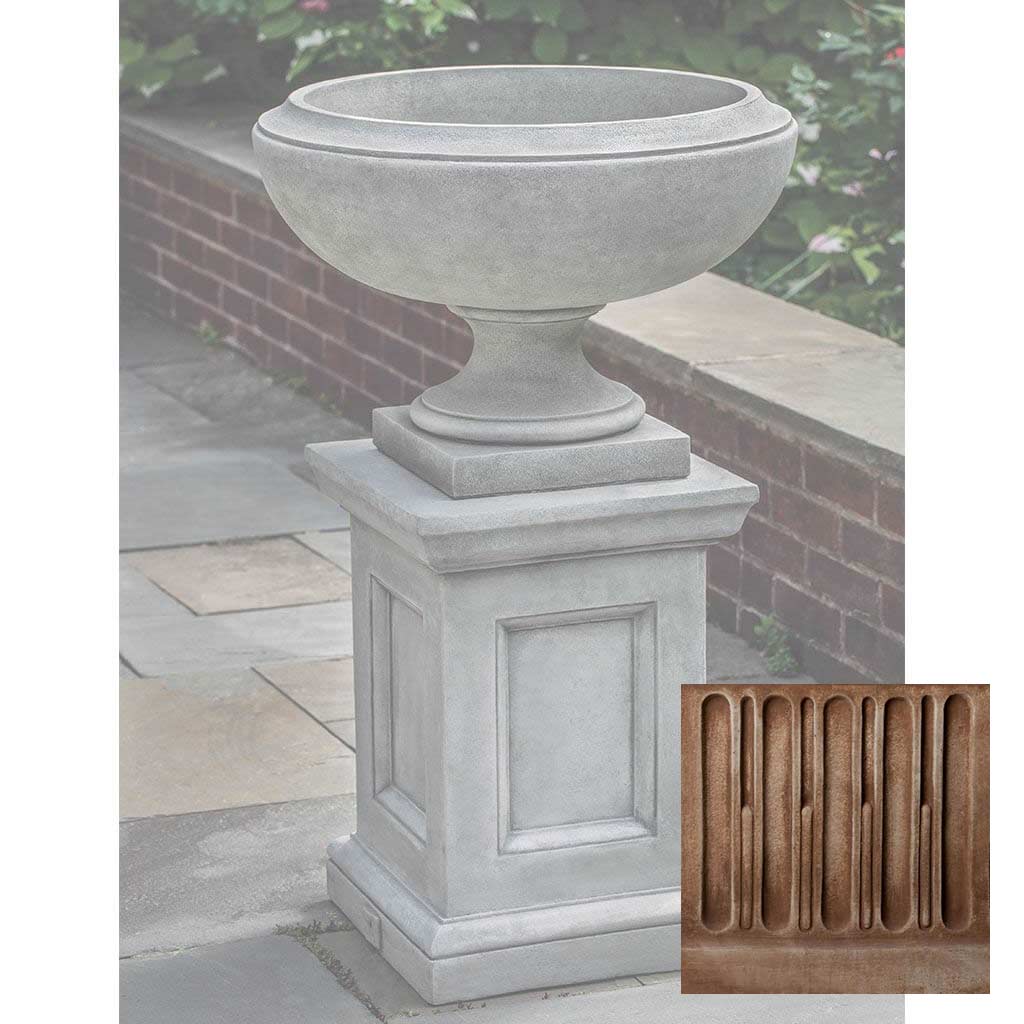 Campania Jensen Urn Small w/ Barnett Pedestal - PPD-703