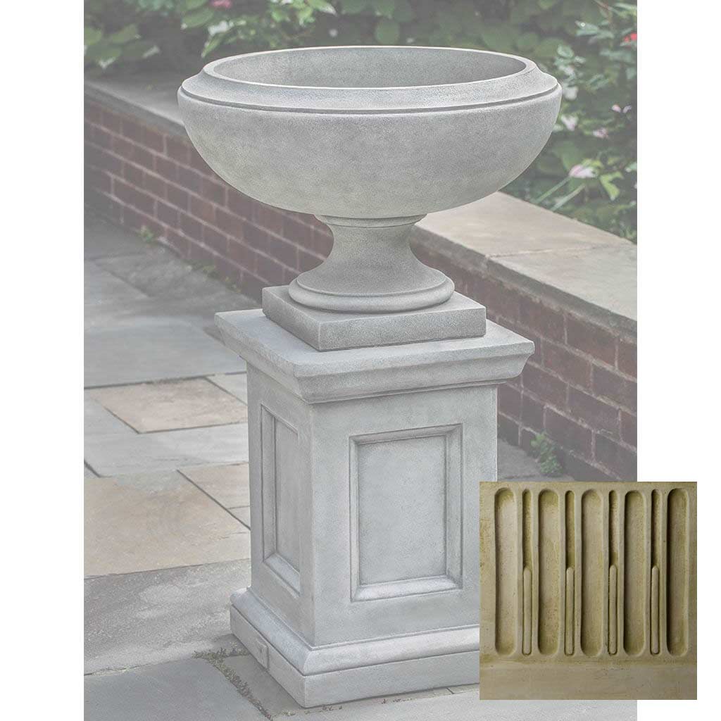 Campania Jensen Urn Small w/ Barnett Pedestal - PPD-703