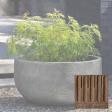 Campania Low Tribeca Planter - P-764