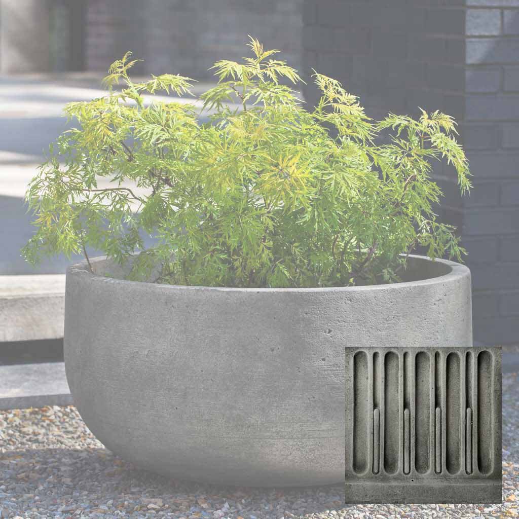 Campania Low Tribeca Planter - P-764