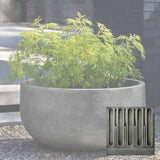 Campania Low Tribeca Planter - P-764
