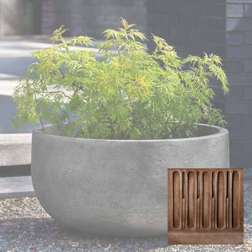 Campania Low Tribeca Planter - P-764