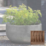 Campania Low Tribeca Planter - P-764