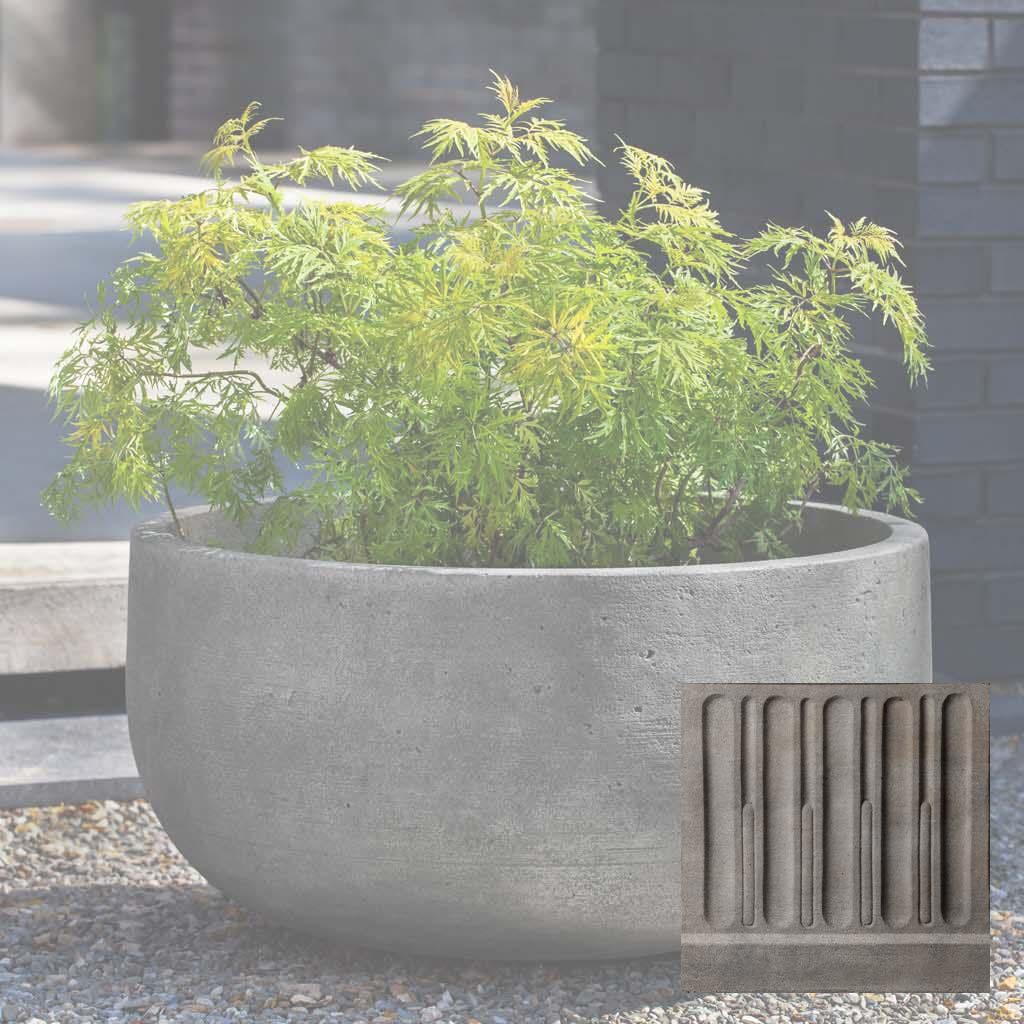 Campania Low Tribeca Planter - P-764