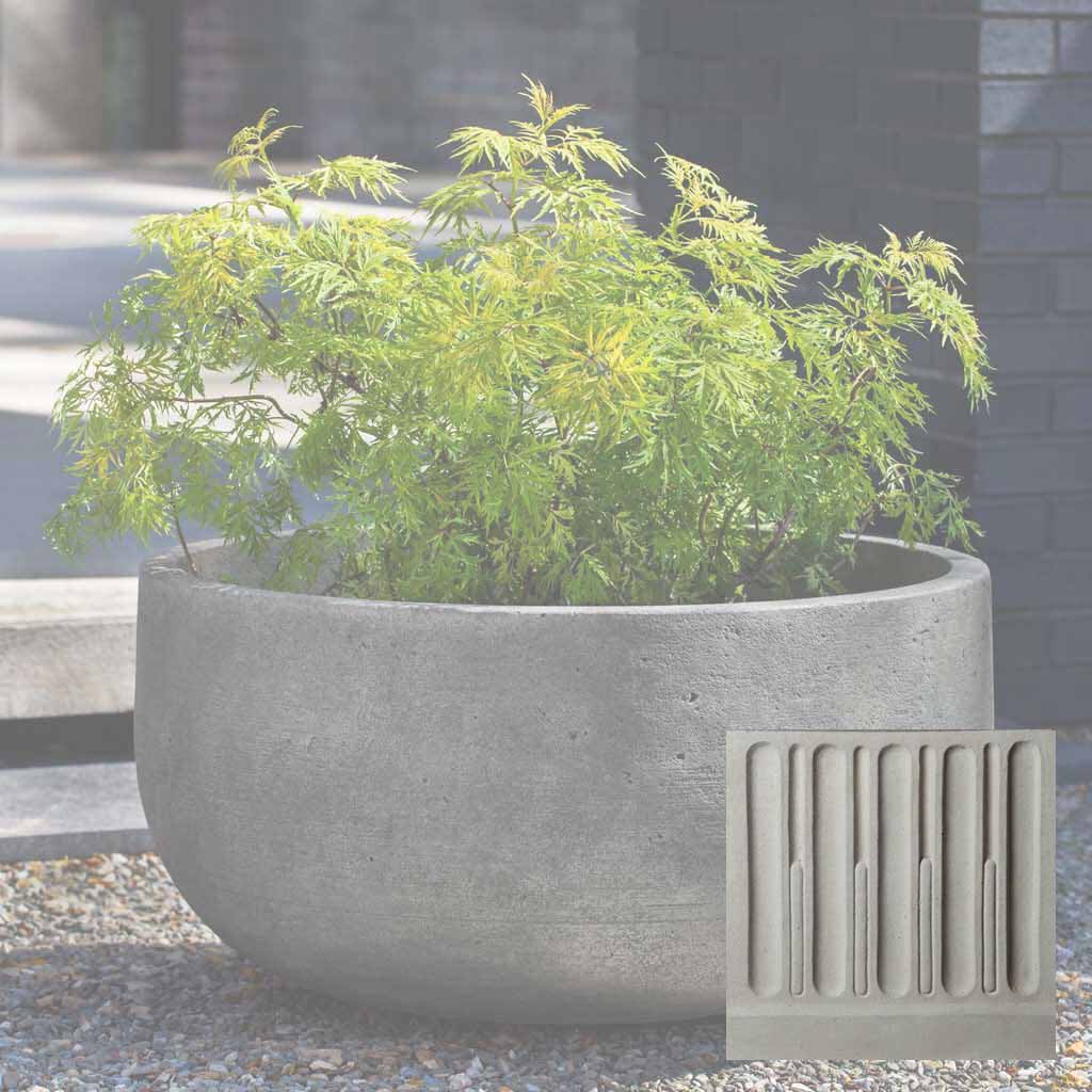 Campania Low Tribeca Planter - P-764