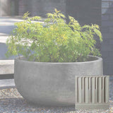 Campania Low Tribeca Planter - P-764