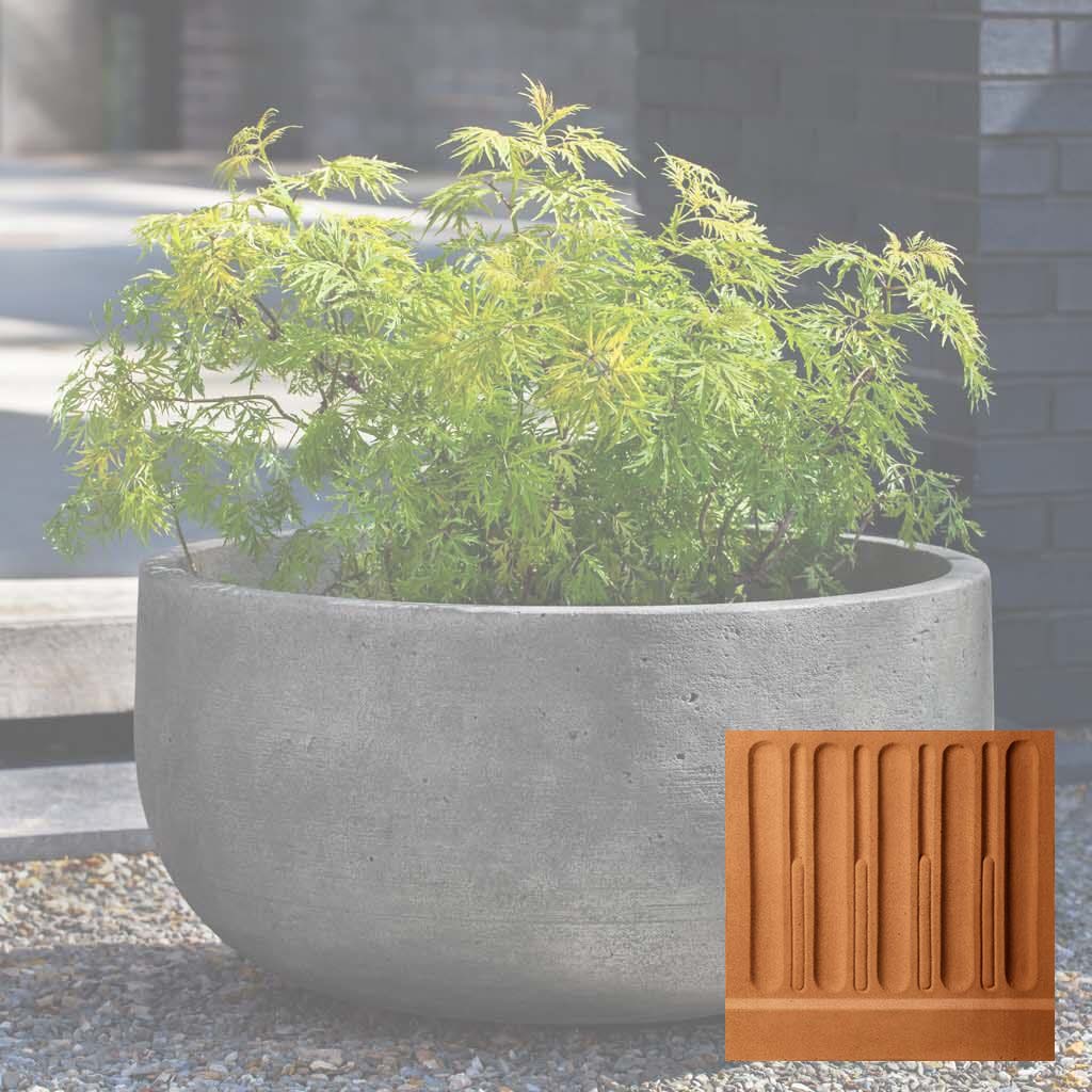 Campania Low Tribeca Planter - P-764