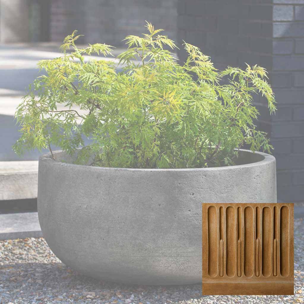 Campania Low Tribeca Planter - P-764