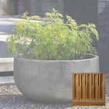 Campania Low Tribeca Planter - P-764