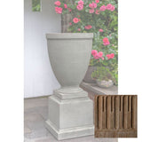 Campania Capitol Hill Urn w/ Rustic 16.5 Pedestal - PPD-788A