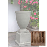 Campania Capitol Hill Urn w/ Rustic 16.5 Pedestal - PPD-788A