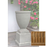 Campania Capitol Hill Urn w/ Rustic 16.5 Pedestal - PPD-788A