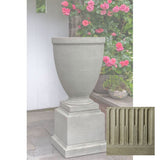 Campania Capitol Hill Urn w/ Rustic 16.5 Pedestal - PPD-788A