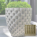 Campania M Weave Tall Round Planter - P-792