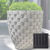 Campania M Weave Tall Round Planter - P-792
