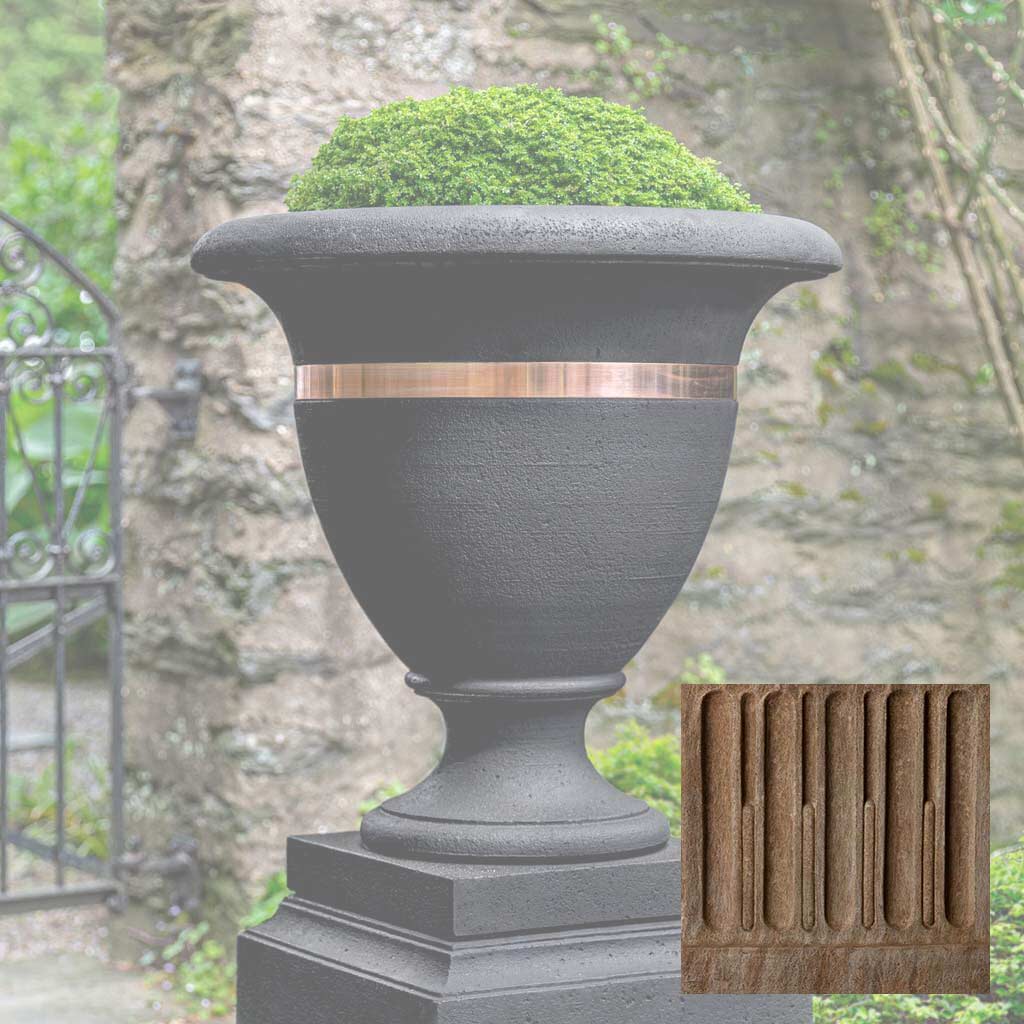 Campania Classic Copper Banded Urn, Large - P-838