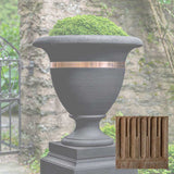 Campania Classic Copper Banded Urn, Large - P-838