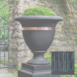 Campania Classic Copper Banded Urn, Large - P-838