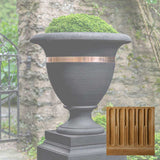 Campania Classic Copper Banded Urn, Large - P-838