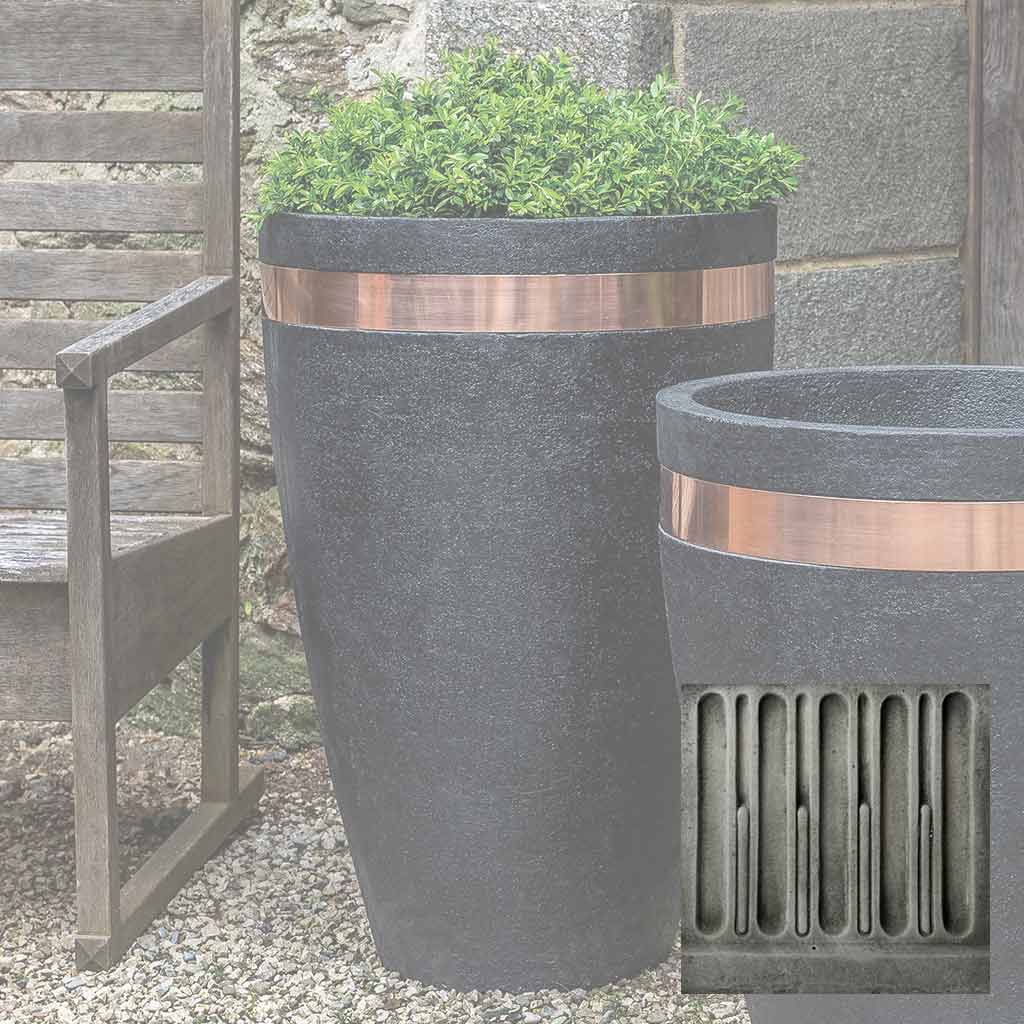 Campania Moderne Tapered Tall Planter - P-866