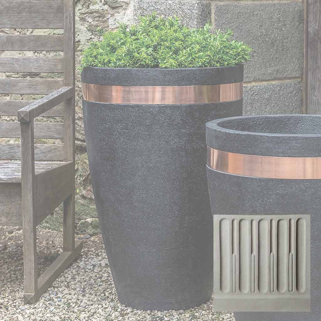 Campania Moderne Tapered Tall Planter - P-866