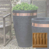 Campania Moderne Tapered Tall Planter - P-866