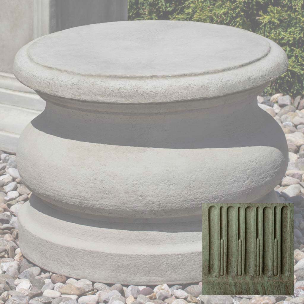 Campania Low Round Plain Pedestal - PD-78