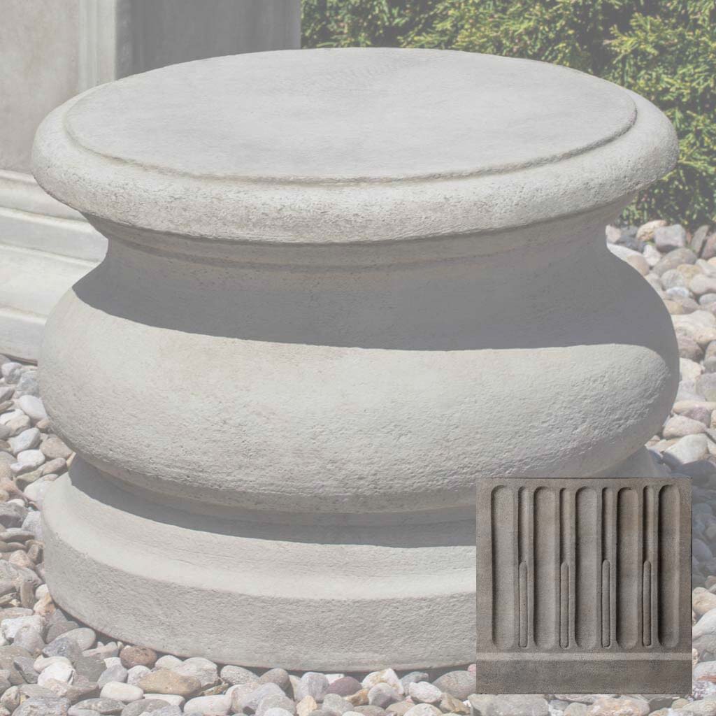 Campania Low Round Plain Pedestal - PD-78