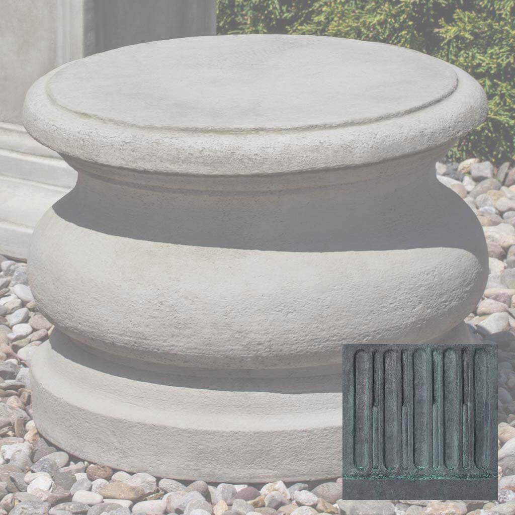 Campania Low Round Plain Pedestal - PD-78