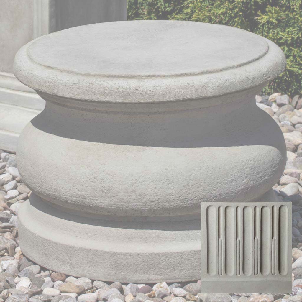 Campania Low Round Plain Pedestal - PD-78