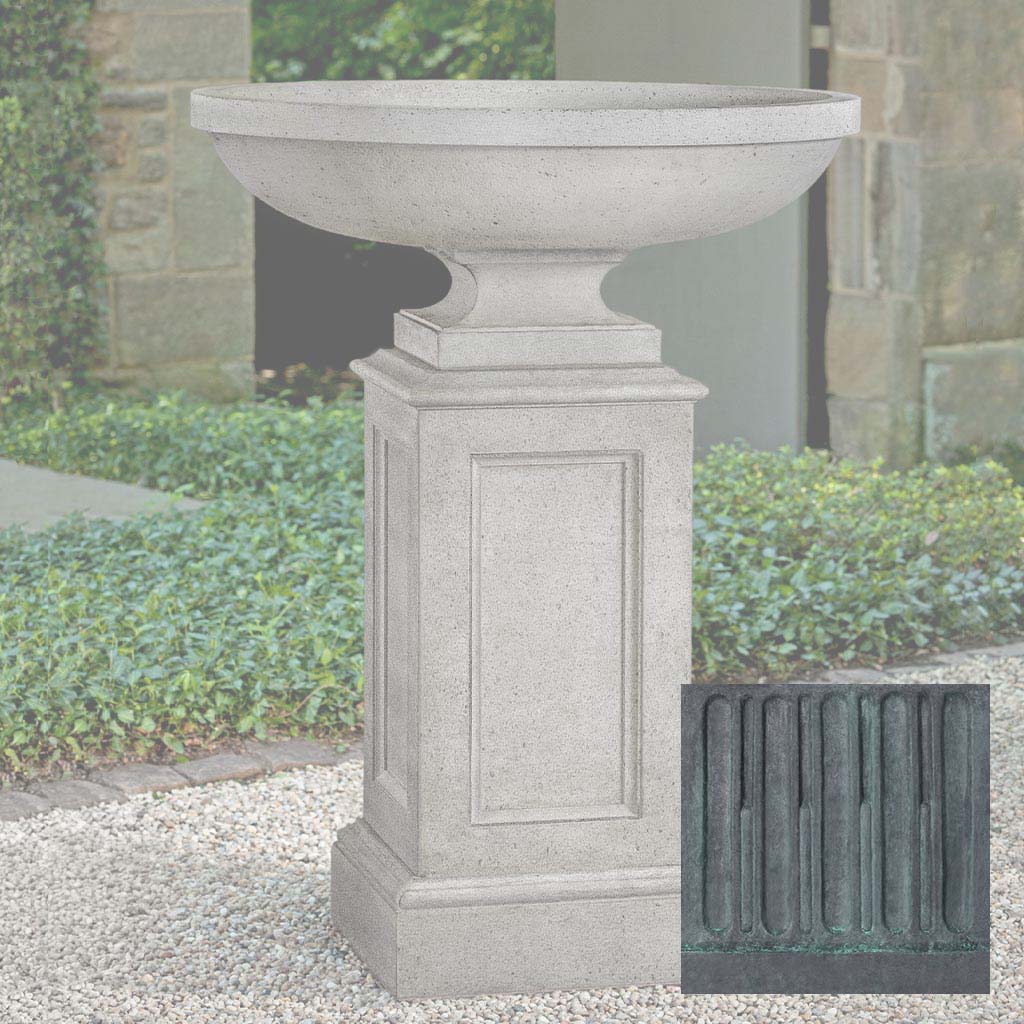 Campania Sutton Urn with Estate Pedestal - PPD-966