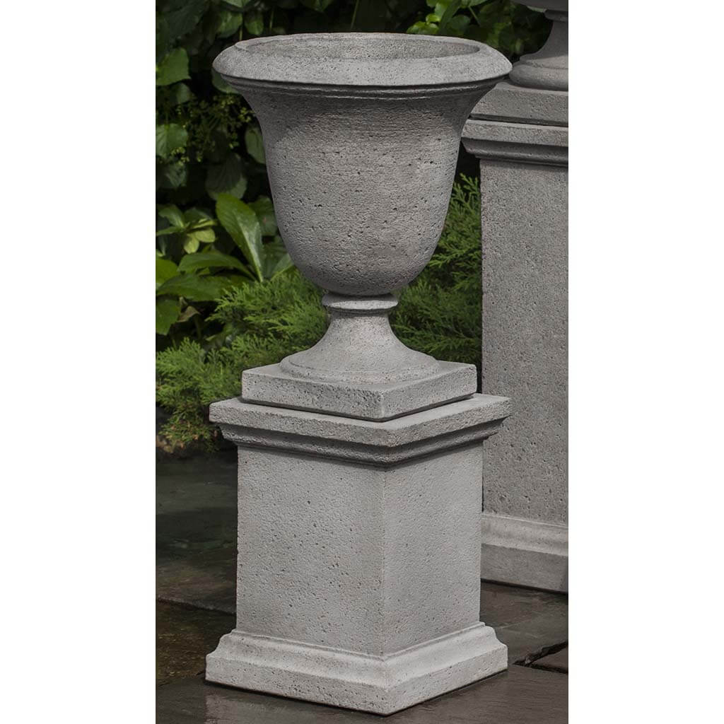 Campania Linwood Urn w/ Low Wolcott Pedestal - PPD-600