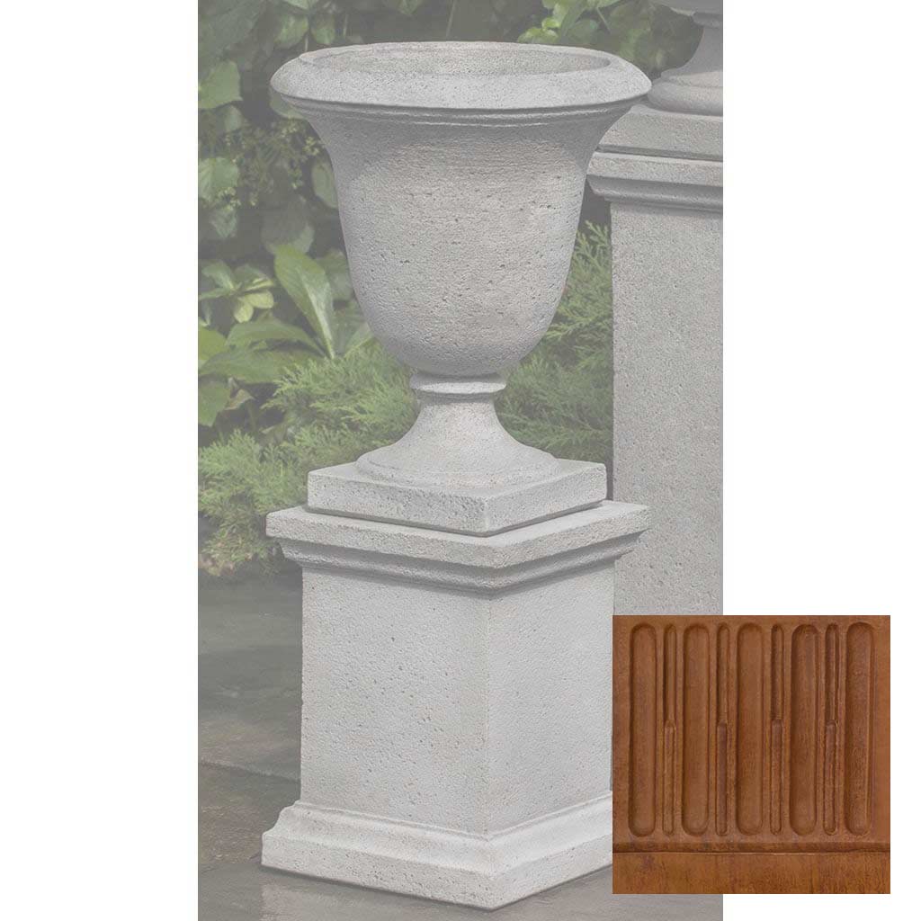 Campania Linwood Urn w/ Low Wolcott Pedestal - PPD-600