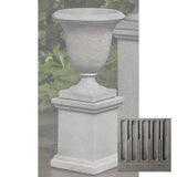 Campania Linwood Urn w/ Low Wolcott Pedestal - PPD-600