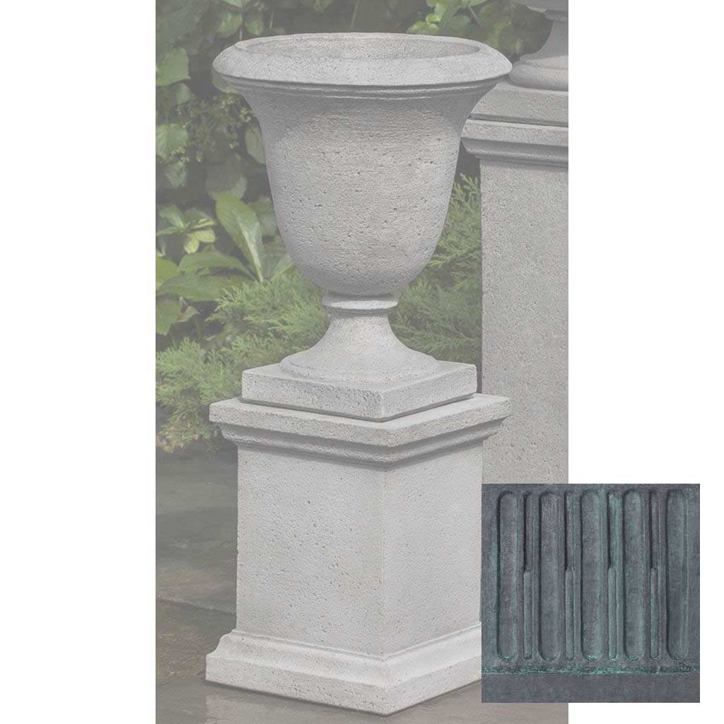 Campania Linwood Urn w/ Low Wolcott Pedestal - PPD-600