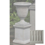 Campania Linwood Urn w/ Low Wolcott Pedestal - PPD-600