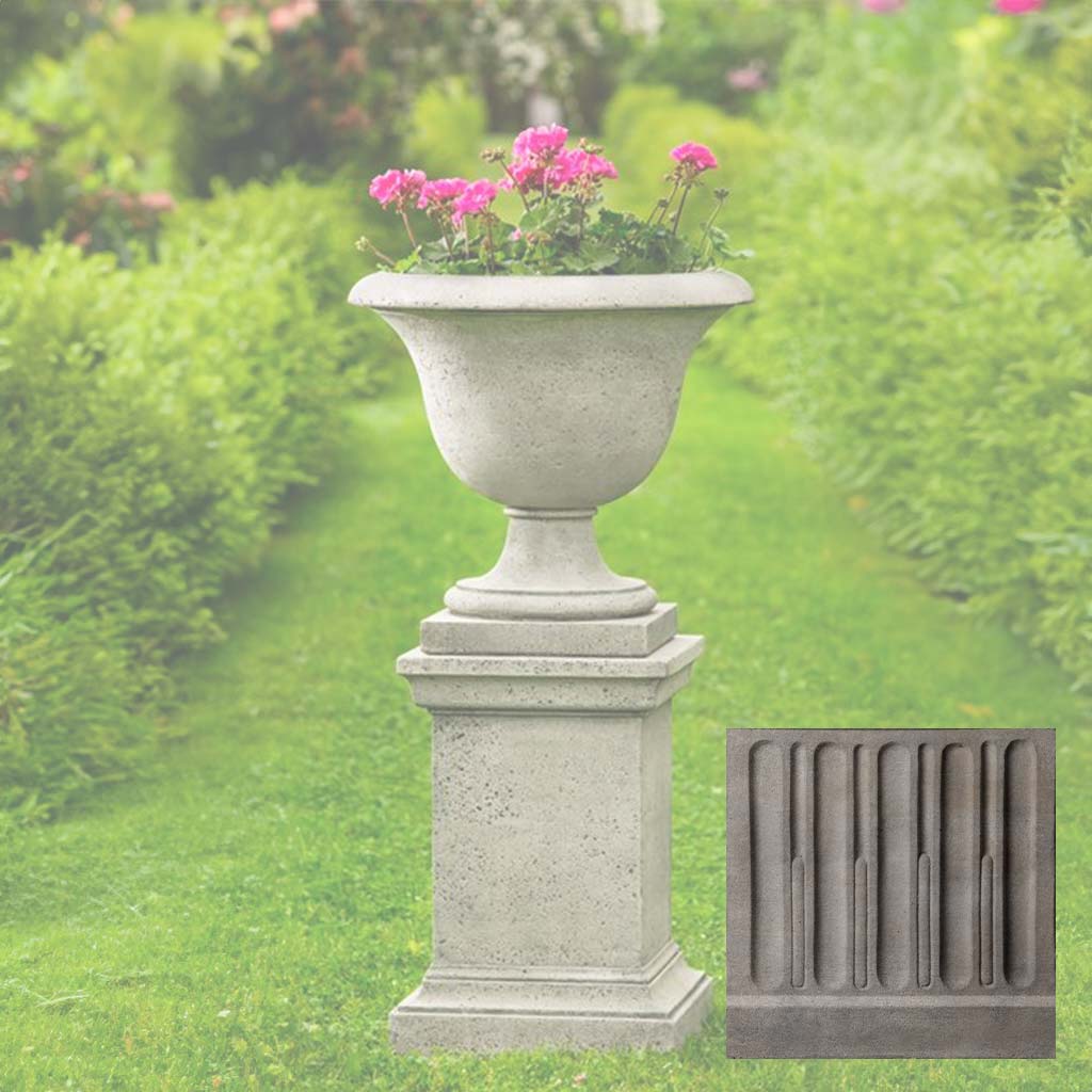 Campania Fairfield Urn with Pedestal - PPD-608