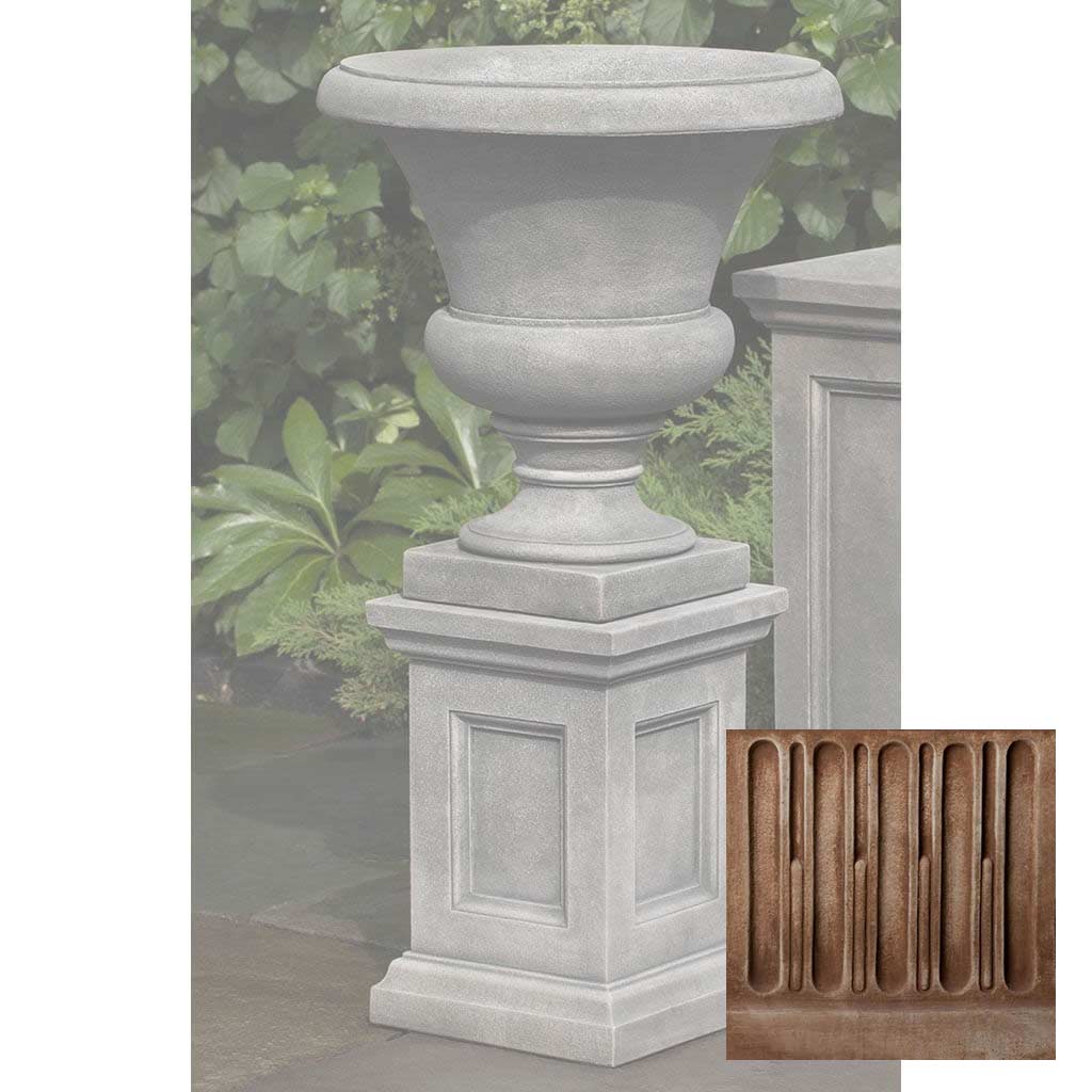 Campania Mt. Airy Urn w/ Low Lenox Pedestal - PPD-646