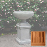 Campania Jensen Urn Large w/ Greenwich Pedestal - PPD-702